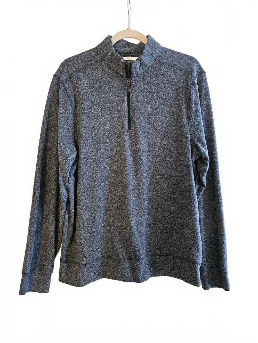 Greg Norman Men's Gray Half-Zip Golf Pullover Sweatshirt-Size Medium